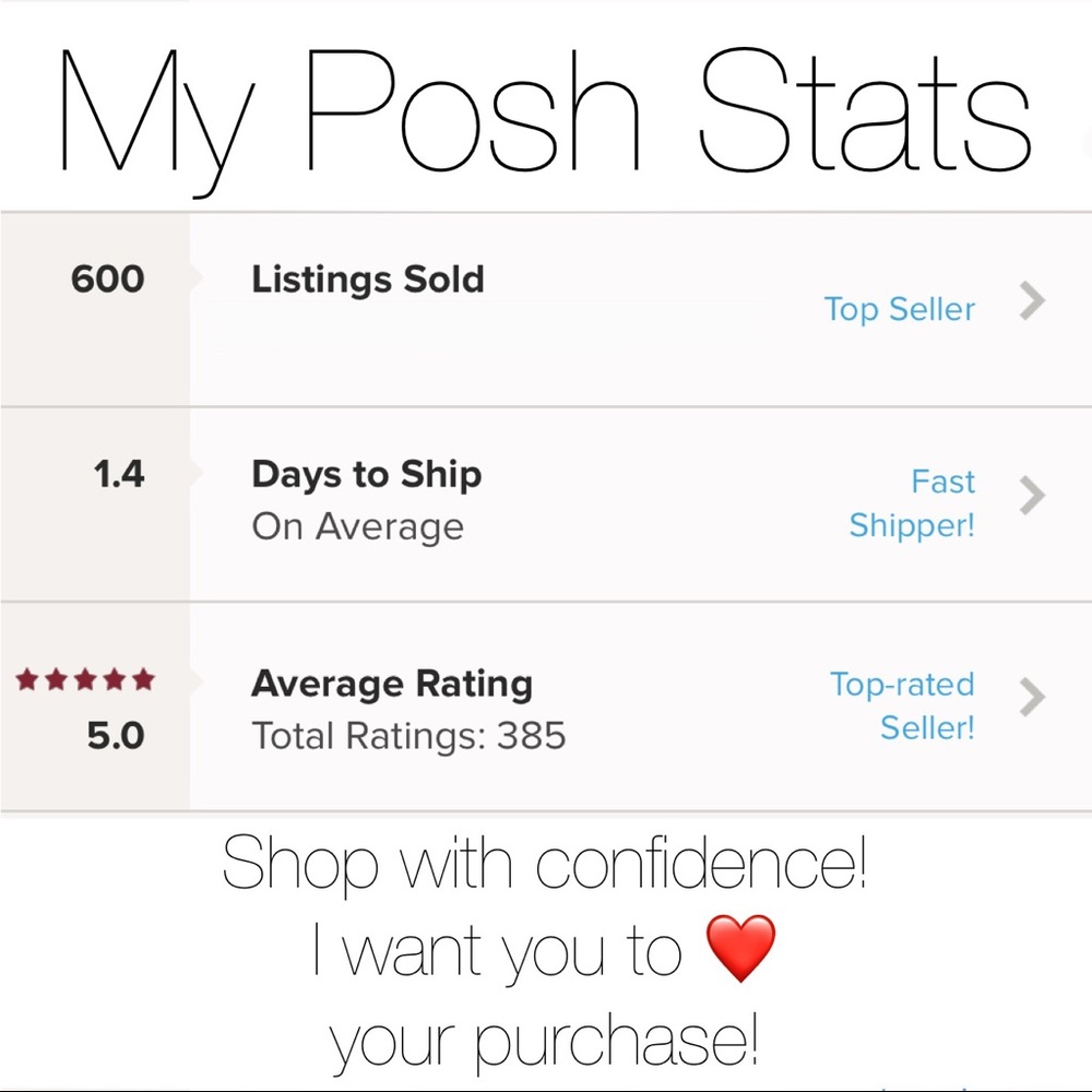 Thank you for shopping in my closet!